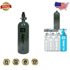 New 62ci/3000psi HPA Paintball Tank - Olive Aluminum Compressed Air System