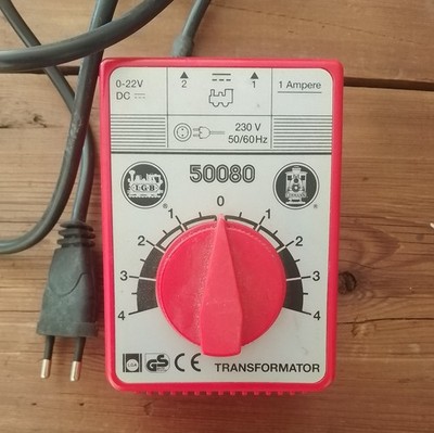 LGB 50080 Spur G Modelleisenbahn 230V NETZTEILTRAFO (1 AMP) 