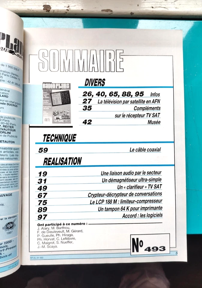 Revue Radio Plans Loisirs N° 493 Decembre 1988 - Photo 2/4