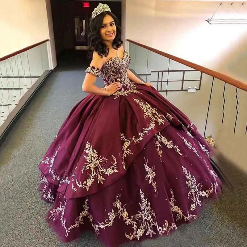 slim fit dress slacks Long Sleeve Prom Dress High Neck Burgundy Evening Dress PSK002 US14 / Custom Color main image 1
