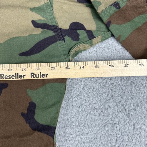 Vtg US Army Woodland Camo Field Jacket Coat Medium Short 88th Infantry Division - Picture 14 of 15