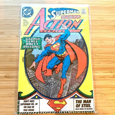 Superman Returns to Action Comics #643 DC Comics Book The Man of Steel