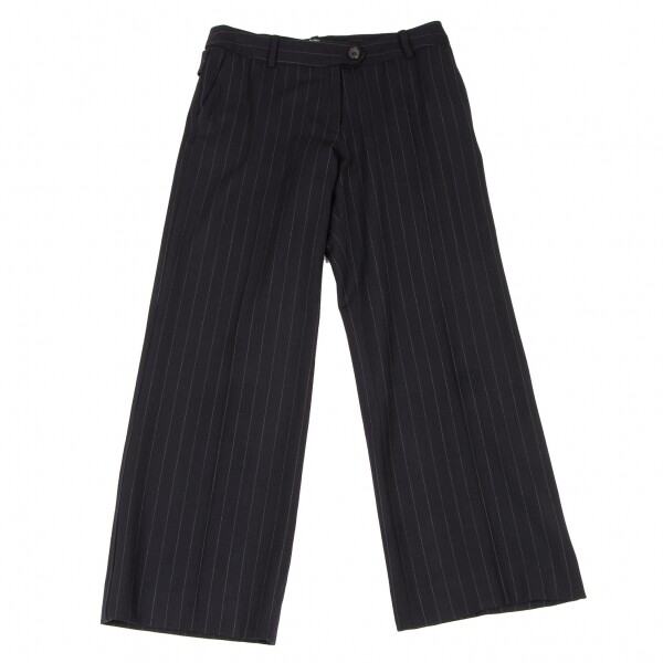 パンツ MAX MARA CAPPUCCINO WOOL BLEND TENNIS PANT Max Mara WEEKEND Wool Stretch Striped Pants Size 36(K-136340