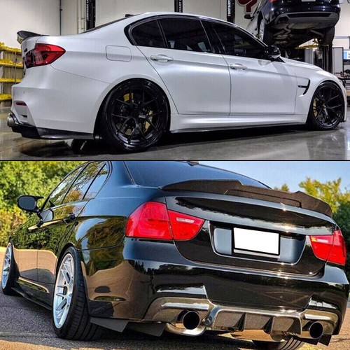 For BMW E90 3 Series M3 2006~2011 PSM Glossy Black Rear Trunk Spoiler Wing Lip - Picture 2 of 10