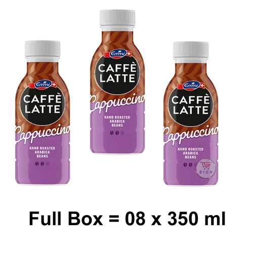 Emmi Caffe Latte Cappuccino ,Protein Iced Coffee 8x 350ml (Full Box) - Picture 2 of 3