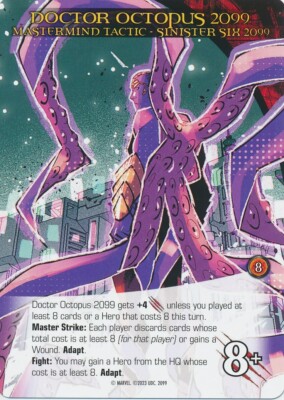 DOCTOR OCTOPUS EPIC UD Marvel Legendary 2099 MASTERMIND TACTIC