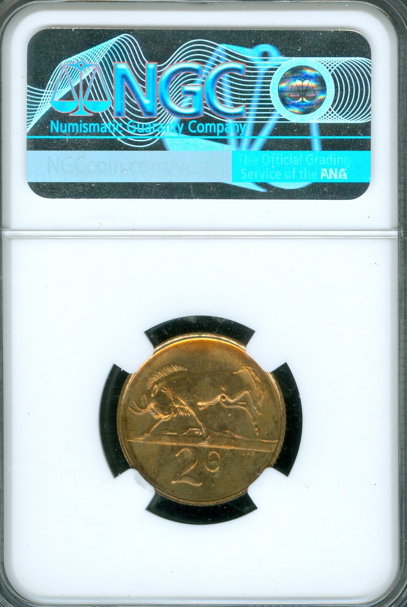 ｍａｃ✨2点☆ 1984 SOUTH AFRICA 2 CENTS NGC MS65 RB MAC RAINBOW * | eBay