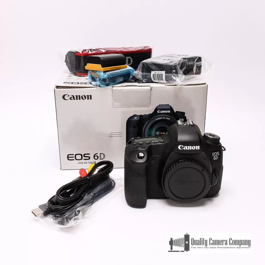Canon EOS 6D Camera Body, Original Box + Accessories 8035B002 Great Condition