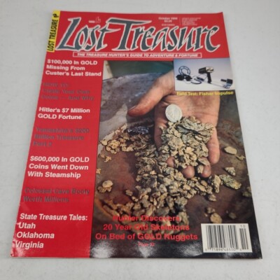 Lost Treasure Magazine October 1994 Hunters Guide Metal Detector Yamashita Coins