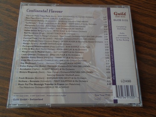 Continental Flavor / Various by Various Artists (CD, 2007) - Picture 2 of 2
