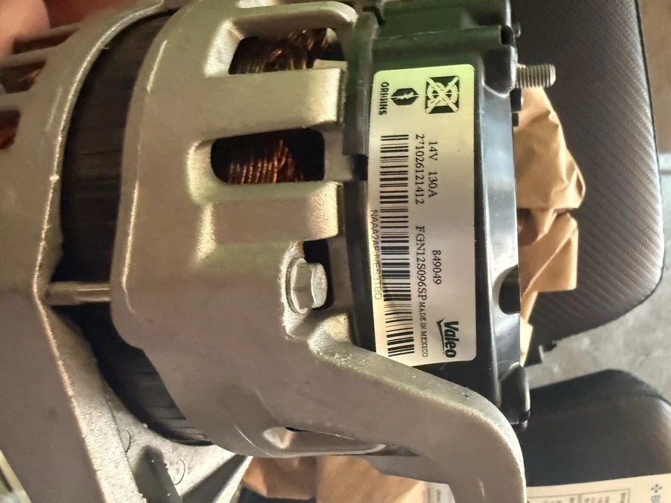 Alternador Chevy Cruze 2011-2014: Valeo OEM 849049 [TOTALMENTE NUEVO] Foto 4 de 4