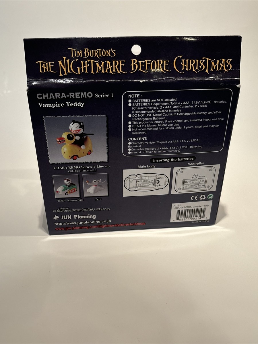 Nightmare Before Christmas Chara-Remo Series 1 Vampire Teddy | eBay