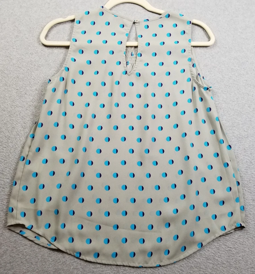 Camiseta sin mangas Collective Concepts para mujer pequeña PS lunares sin mangas primavera Foto 3 de 4