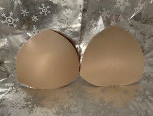 ❤️Padding or Bra Bathing Suit Inserts Pads Triangle Size L As Shown In Picture