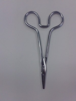 cigarette tongs HEMOSTAT CLIPPER CIGARETTE TOBACCO ROACH CLIP 5 1/2 INCHES RETRO 1970s