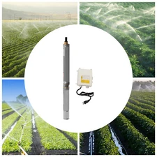 Submersible Pumps 3" OD Pipe 110V/60HZ 0.37KW 0.5HP Stainless Steel well pump