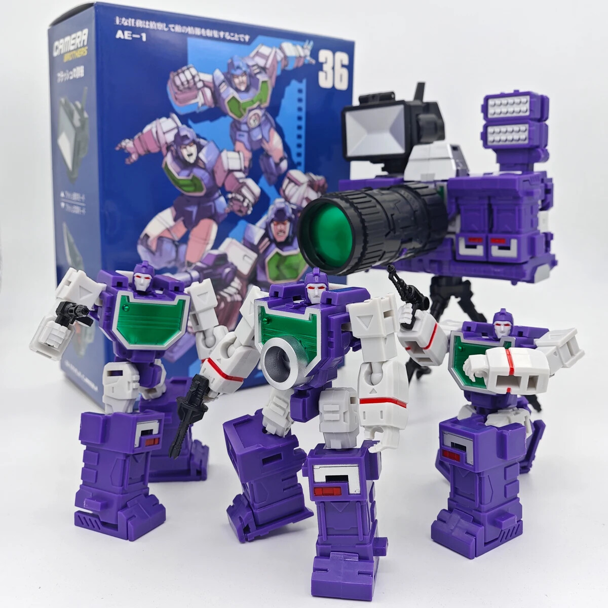 MFT Transformation Toys MF36 MF-36 Camera Brothers G1 Model Robots