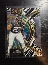 FOYE OLUOKUN 2023 Select Premier Zebra Prizm Rookie #139 Case Hit SP