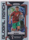 2022 Panini Prizm Football World Cup Qatar No. 24 Munir Global Reach Silver