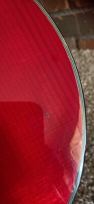 Cherry Red Greg Bennett Design by Samick acoustic guitar D-4/TR