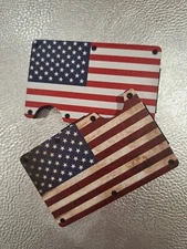 US Flag Minimalist card holder wallet & US Flag multi tool