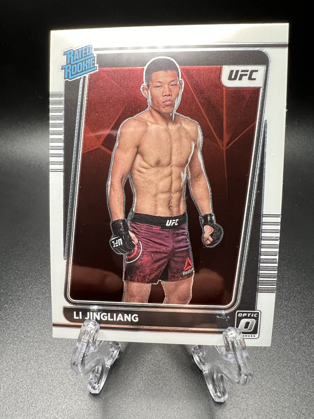 2022 Donruss Optic UFC Rated Rookie #113 Li Jingliang RC