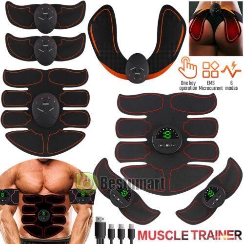 EMS Stimulator Muscle Abdominal Toner Hip Trainer Belt Fitness Workout Equipment - Picture 2 of 102