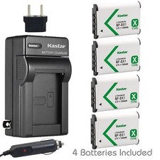 Travel Charger  4 battery for HDR-PJ240 PJ240E PJ270 PJ270E PJ275 PJ405 PJ410