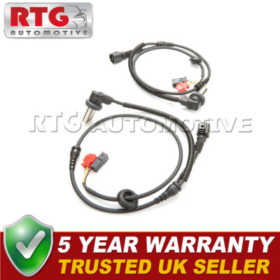 2x Front ABS Wheel Sensors For Audi A4 Skoda Superb VW Passat Wire Lead