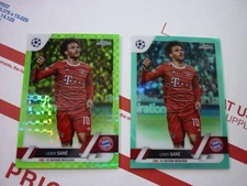 Leroy Sané 2022-23 Topps Chrome UEFA #196 Aqua Refractor 156/199 + 250/399
