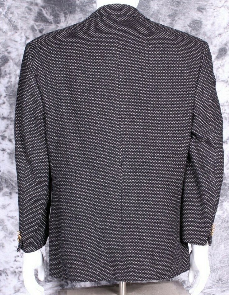 ジャケット VERSACE Embroidered tweed blazer (10135251A10442 2PL40) Versace Embroidered tweed blazer - Suits - BeyondStyle
