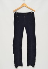 Just Cavalli Vintage Women's Black Velvet Pants Trousers Size 27 Made in Italy