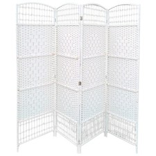 Oriental Furniture 6-Feet Tall Fiber Weave Room Divider Separator Privacy Screen