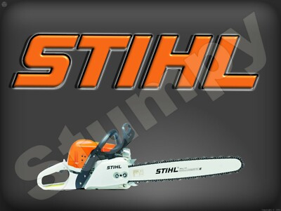 #ad Stihl Metal Sign 9quot; x 12quot; or 12quot; x 16quot; $16.00