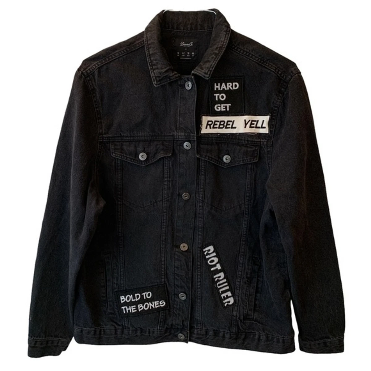 Long denim shop jacket primark