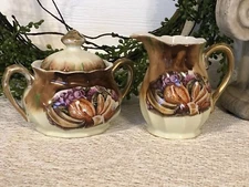 Vintage Japan Sugar and Creamer Set