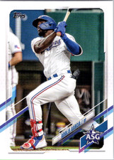 2021 Topps Update MLB All-Stars #ASG30 Adolis Garcia Texas Rangers