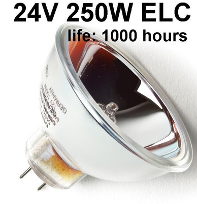 Philips Koudespiegellamp Halogeen 24V / 250W /10H (ELC) - life 1000 hours