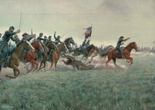 Brig Gen George Armstrong Custer Gettysburg Military Civil War, 6" x 4" Postcard