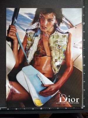 DIOR - BOUTIQUE 9X11'' Magazine Fashion Advert M128