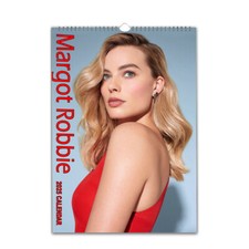 Sexy Margot Robbie Beautiful  2027/28   personalised Calendar Choose Start