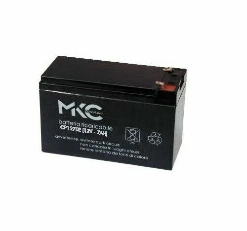 ANFEL BATTERIA 12V 9A PIOMBO ERMETICA ANTIFURTO UPS ELETTRONICA 9AH RICARICABILE AGM