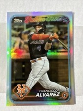 2024 Topps Francisco Alvarez #383 Rainbow Foil Future Stars Mets Mint Pack Fresh