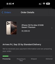 Apple Iphone 16 Pro Max 512gb-desert Titanium-unlocked