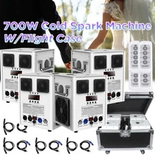 Cold Spark Machine 700W Stage Effect DMX Firework DJ Event Party Wedding &Case