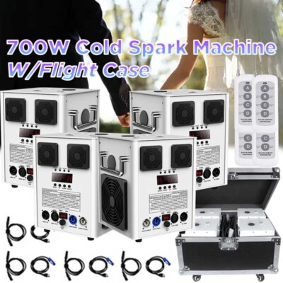 #ad Cold Spark Machine 700W Stage Effect DMX Firework DJ Event Party Wedding amp;Case $349.98