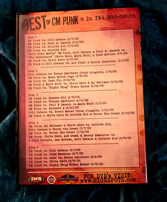 CMパンク DVD IWA 26枚 WWE AEW 新日本プロレス CM PUNK THE BEST OF CMパンク DVD IWA 26枚 WWE AEW 新日本プロレス CM PUNK THE BEST OF