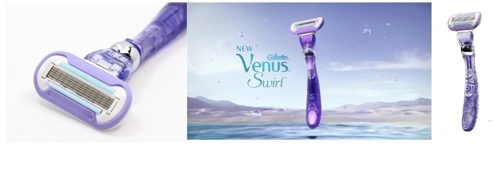 6 Gillette Venus Swirl Razor Blades Flex Ball Refill Cartridges Fit Embrace Olay