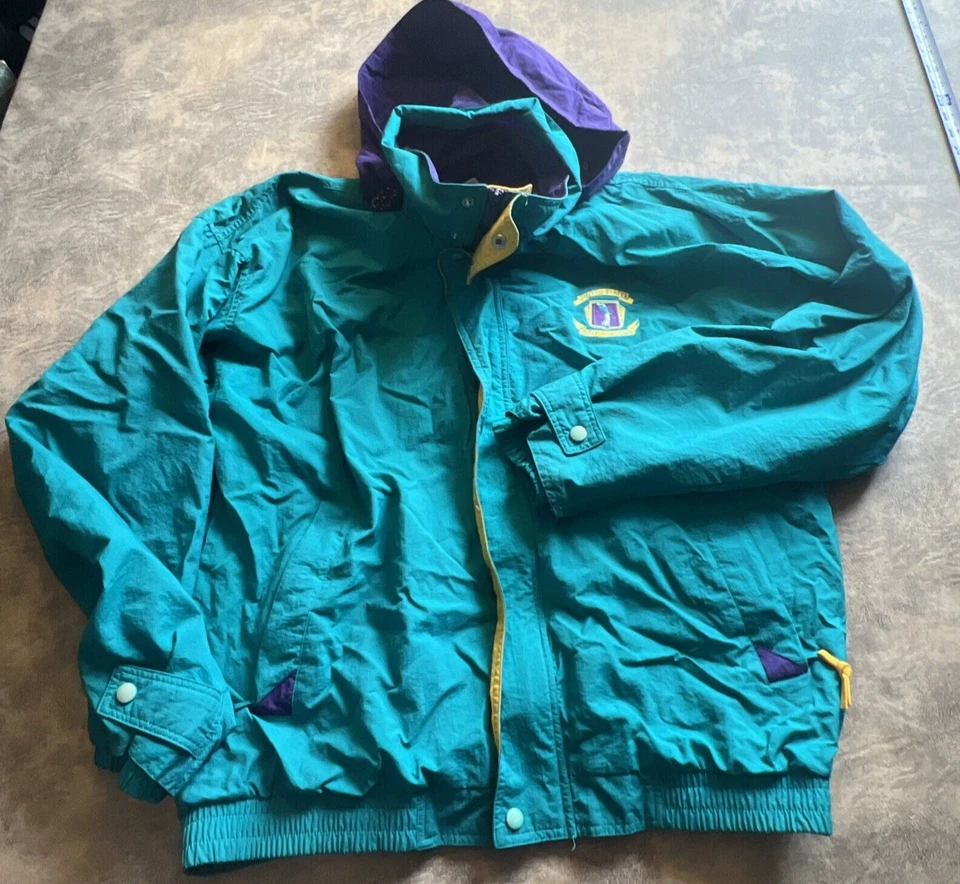 Vintage Jacket Men's L Green USGA Gear for Sports Golf VOYAGER Windbreaker Ski - Image 2 of 4