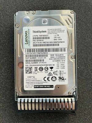 その他 A 2000 vol.7 00YK016 Lenovo ThinkSystem 1.2TB 10K SAS 12G 512N 2.5in HDD